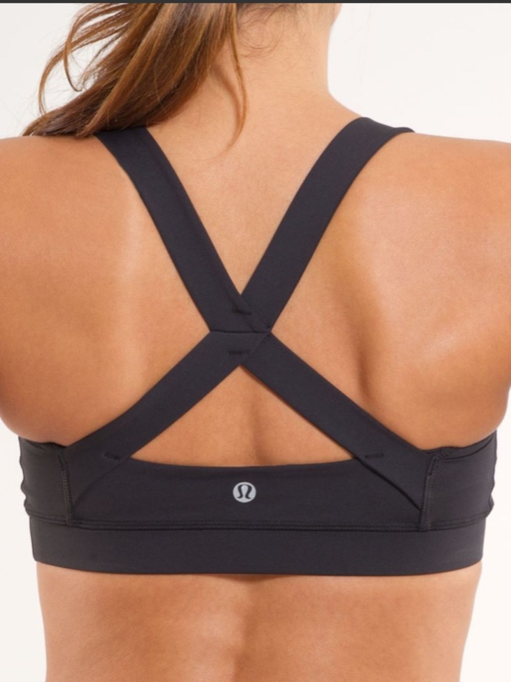 Vintage Lululemon Shape Me Bra Black Like New Size 4 Removable Pads Athletic
